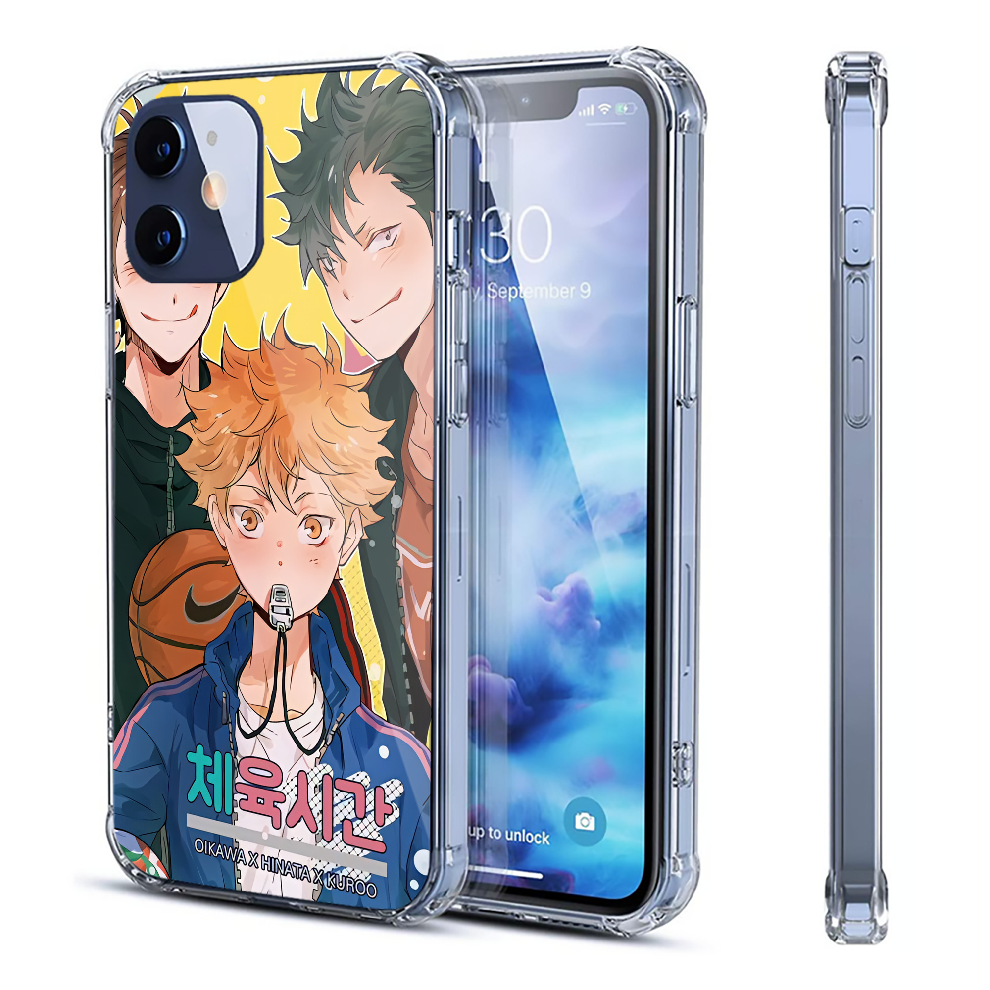 （画像用） ハイキュー!! Haikyu!! 【iPhone 12シリーズ対応】透明スマホケース（クリアソフトケース）
